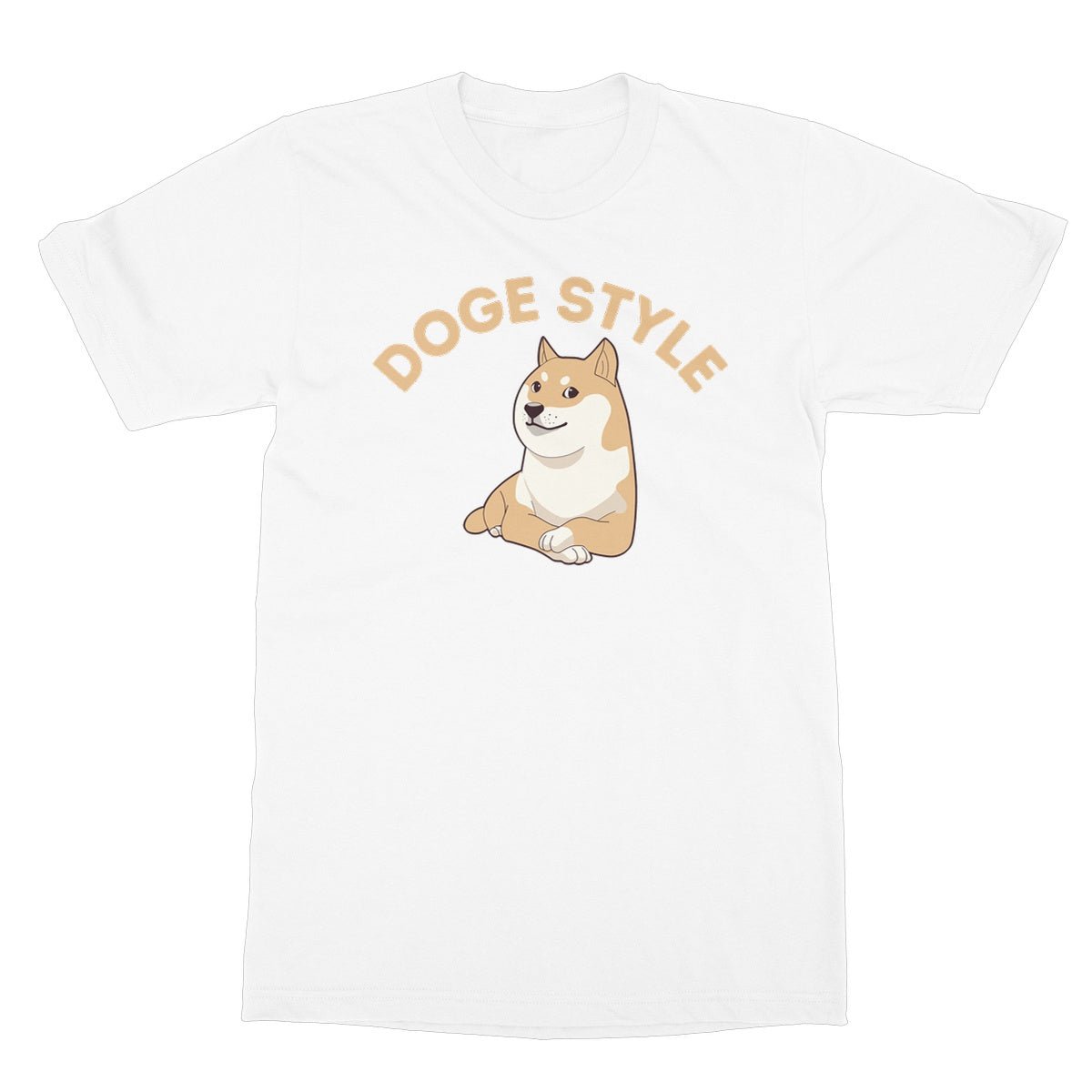 Doge Style T-Shirt - White - Funny T-Shirt