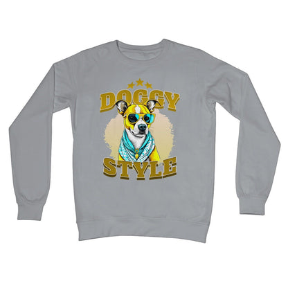 Doggy Style Jumper - Steel Grey - Funny Jumper