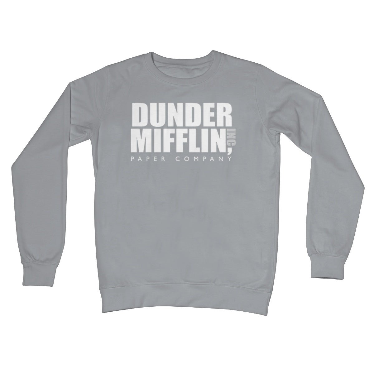 dunder mifflin jumper grey