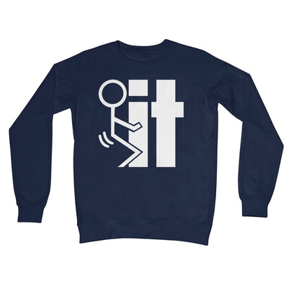 Fuck It Jumper - Oxford Navy - Funny Jumper