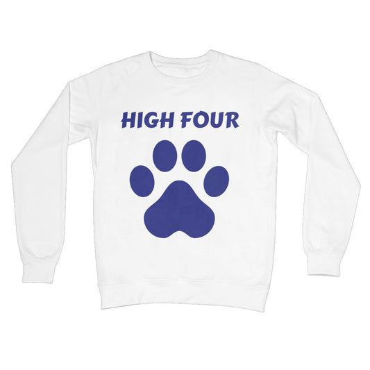 high four jumper white