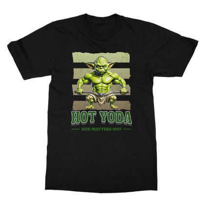 Hot Yoda T-Shirt - Black - Funny T-Shirt