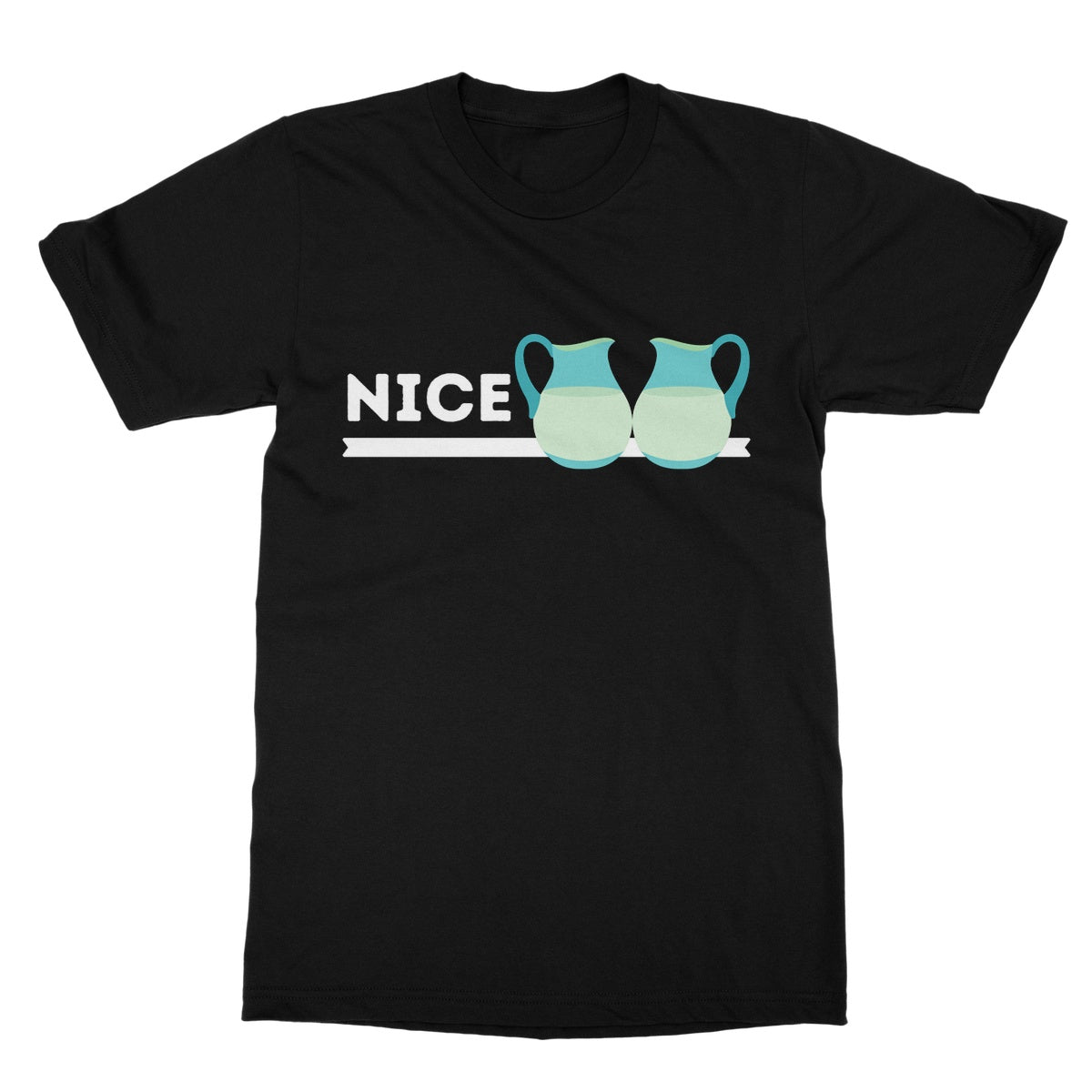 Nice Jugs T-Shirt - Black - Funny T-Shirt
