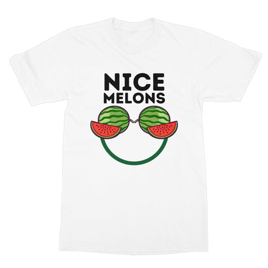 Nice Melons T-Shirt - White - Funny T-Shirt