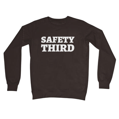 Safety Third Jumper - Hot Chocolate - Funny Jumper