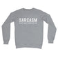 sarcasm is my only form of wit jumper grey
