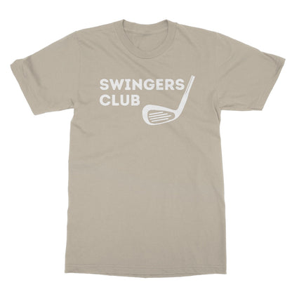 Swingers Club T-Shirt - Sand - Funny T-Shirt