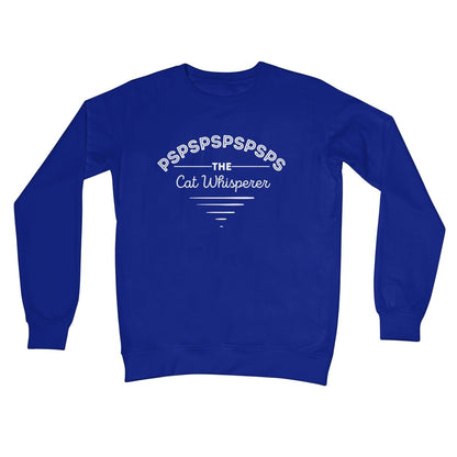 The Cat Whisperer Jumper - Royal - Funny Jumper