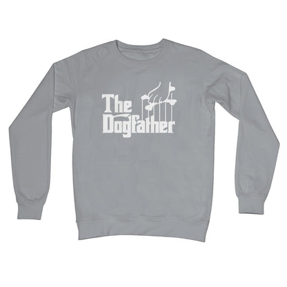 The Dogfather Jumper - Steel Grey - Funny Jumper