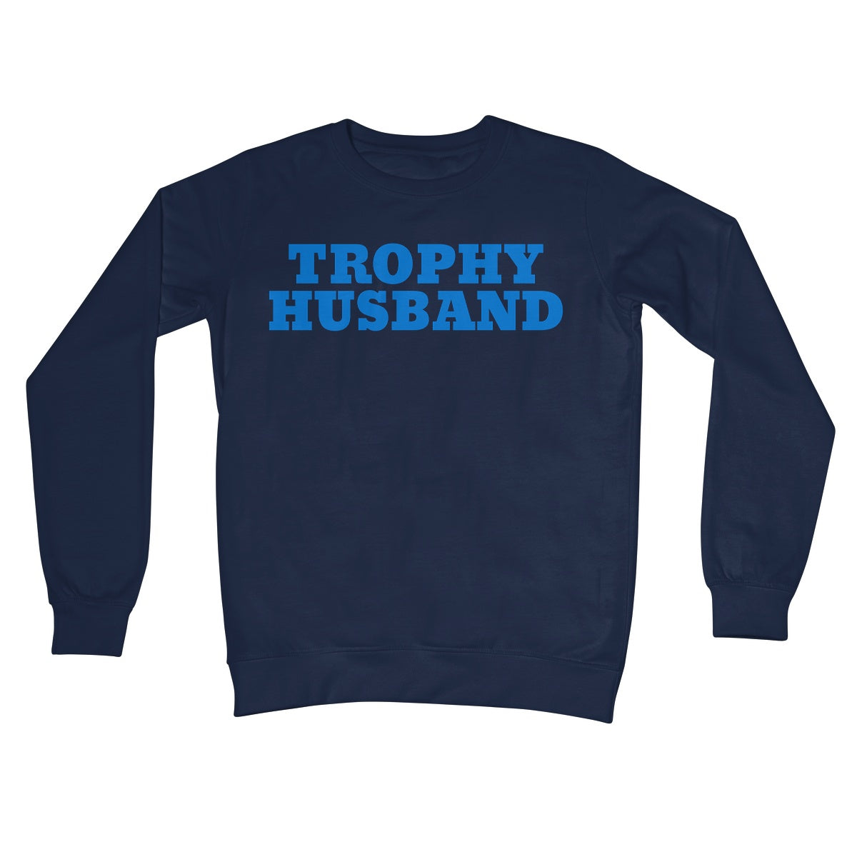 trophy husband jumper navy