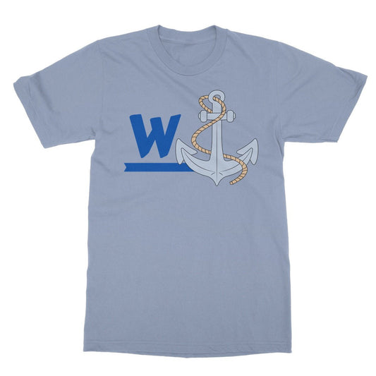 wanchor t shirt blue